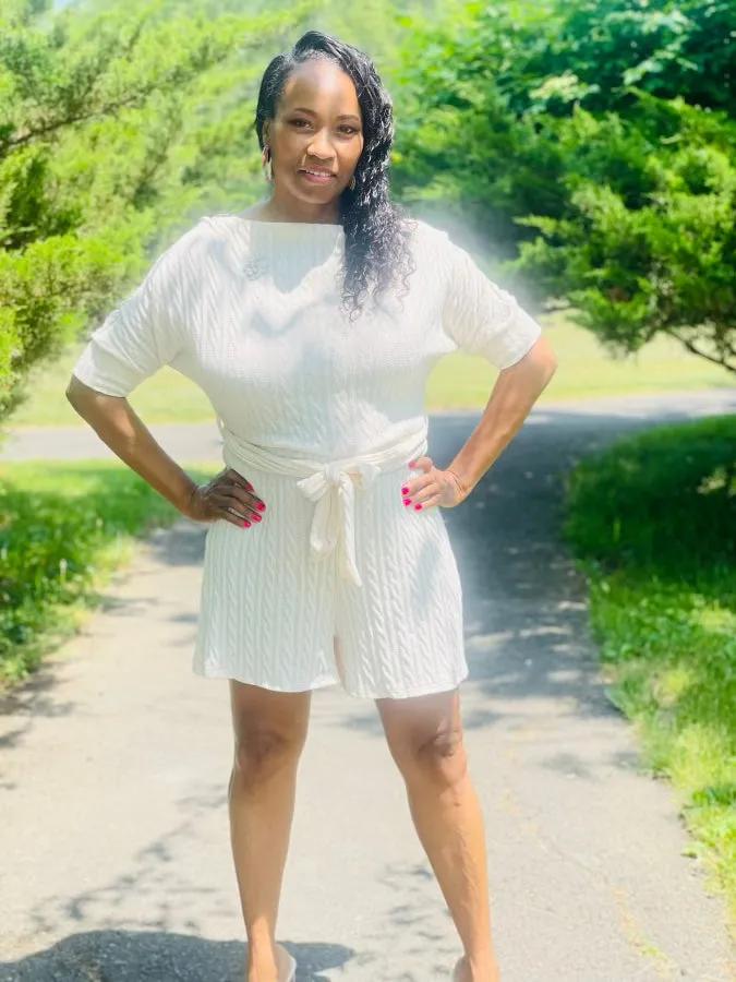Jaquard Chic Romper