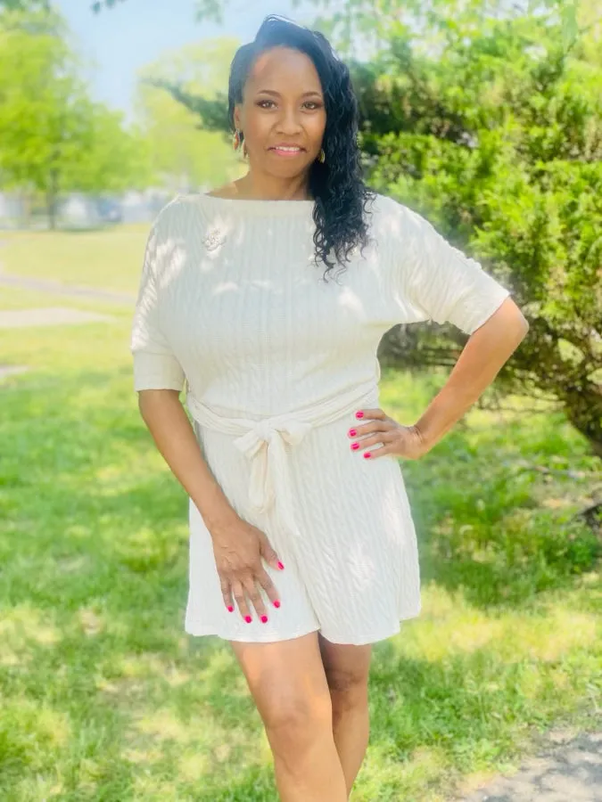 Jaquard Chic Romper