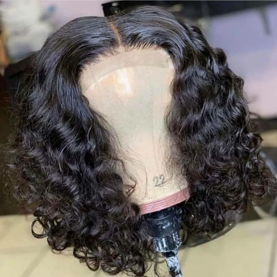 Jmkshair Virgin Hair Wig - Amazing Bouncy Curls Super Double Drawn