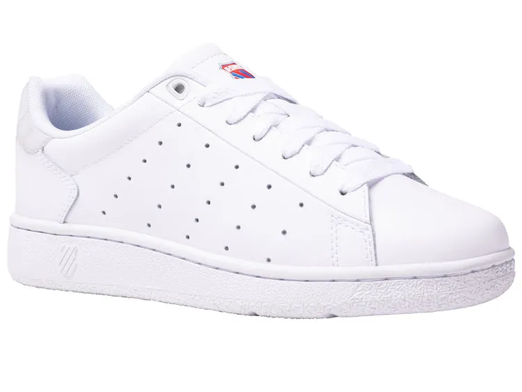 K-Swiss Men's Classic PF Court Shoes in White/White