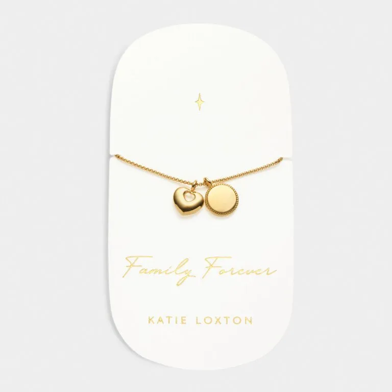 Katie Loxton Waterproof Family Forever Charm Bracelet
