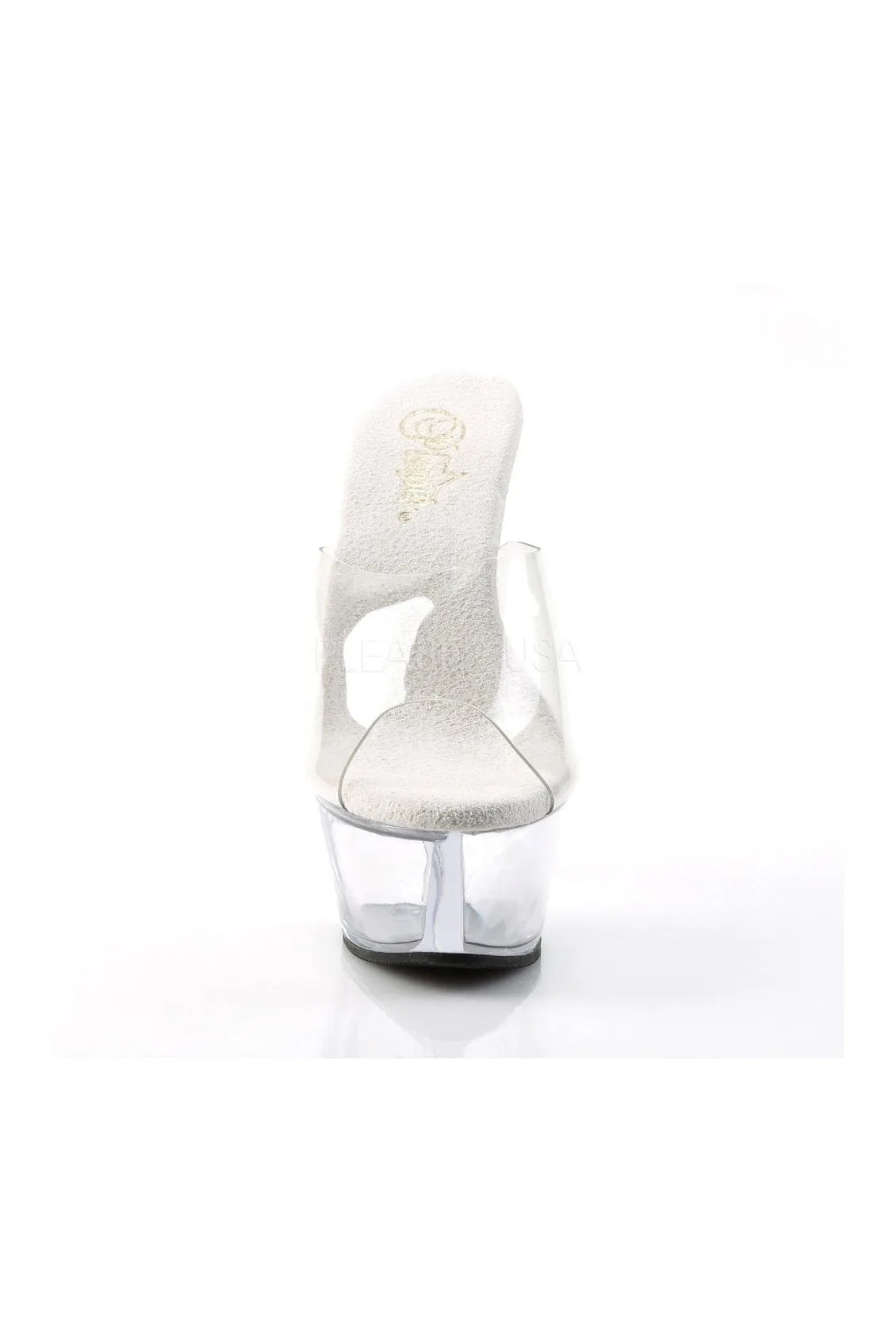 KISS-201 Platform Sandal | Clear Vinyl