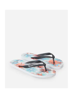 Klapki RIP CURL Barrel Killa Bloom Open Toe biały