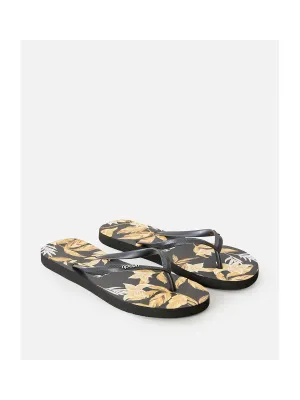 Klapki RIP CURL La Isla Bloom Open Toe czarny