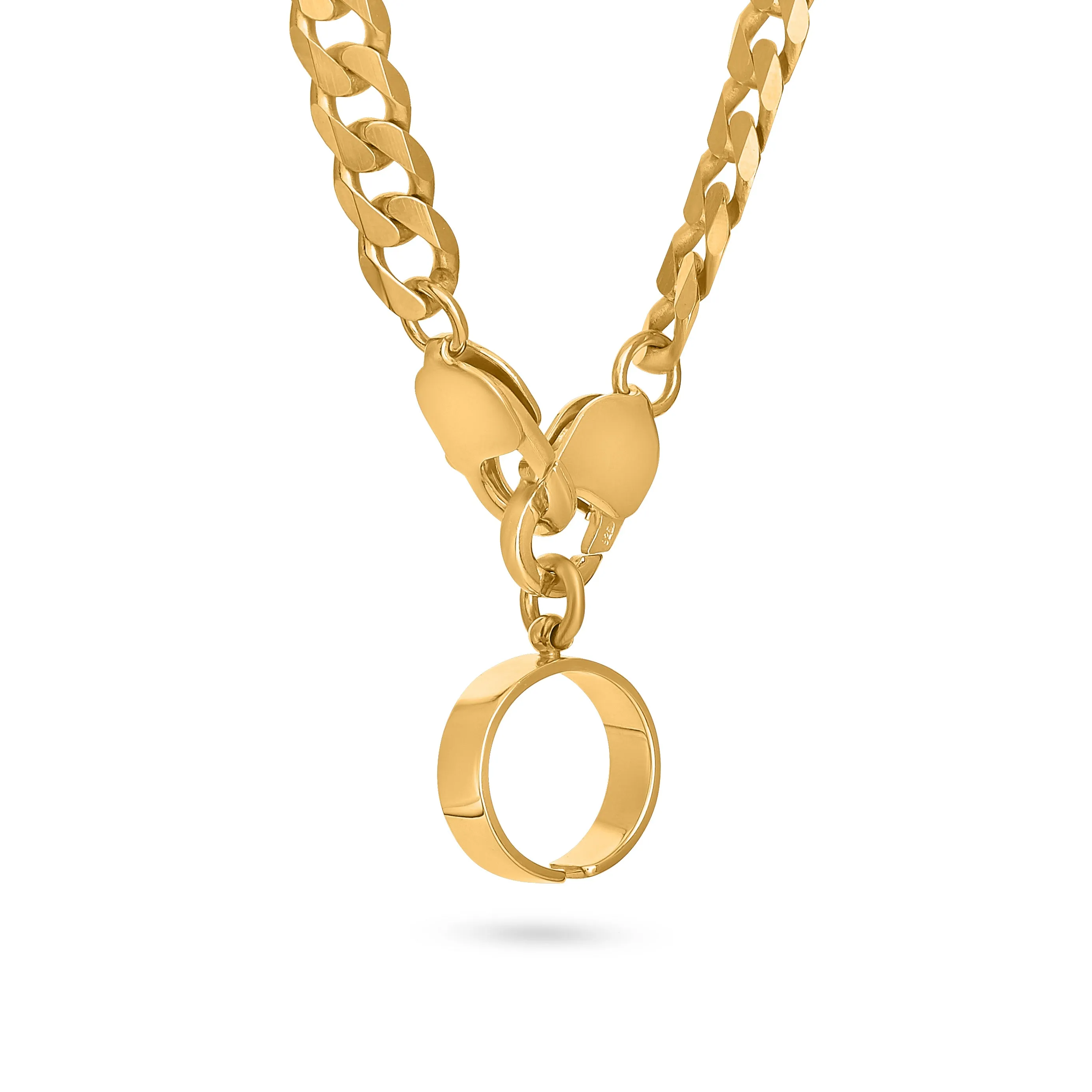 KNOCKER TOE RING gold plated