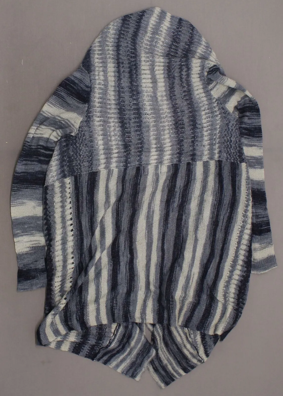 Knox Rose Women's Striped Long Sleeve Open Front Cardigan