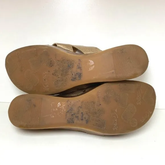 Kork Ease Madera Leather Wedge Slides Sandal Platforms 11