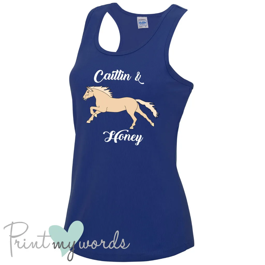 Ladies Elegant Personalised Equestrian Vest Top