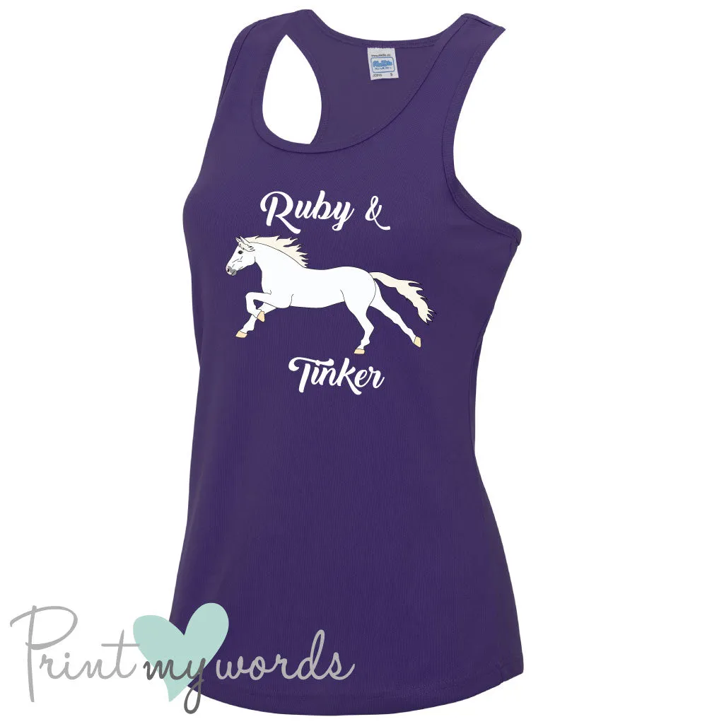 Ladies Elegant Personalised Equestrian Vest Top