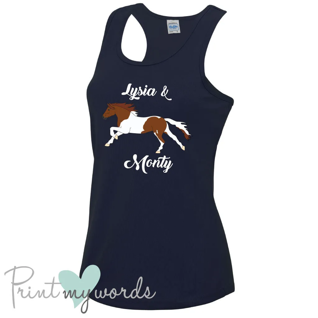 Ladies Elegant Personalised Equestrian Vest Top
