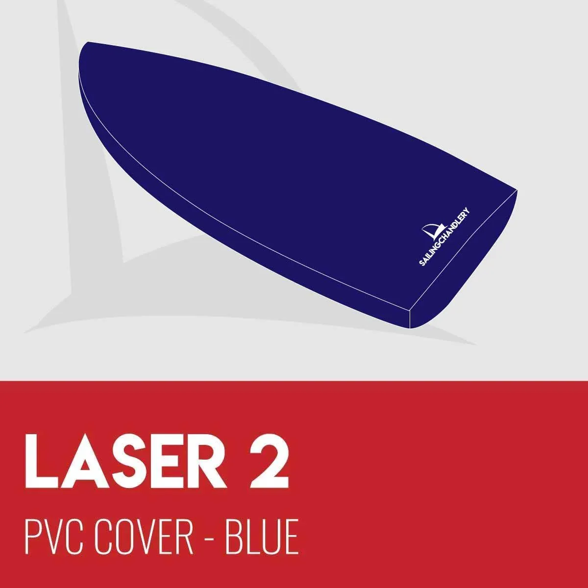 Laser 2 Boat Cover - PVC Blue - Mast Down