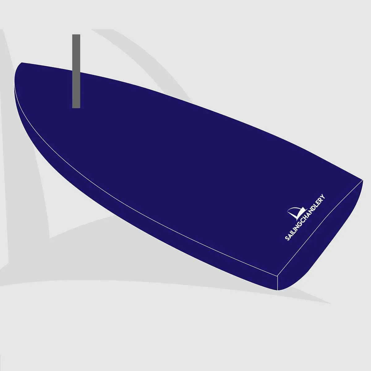Laser 3000 Flat Boat Cover - PVC Blue