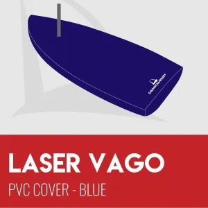 Laser Vago Flat Boat Cover - PVC Blue