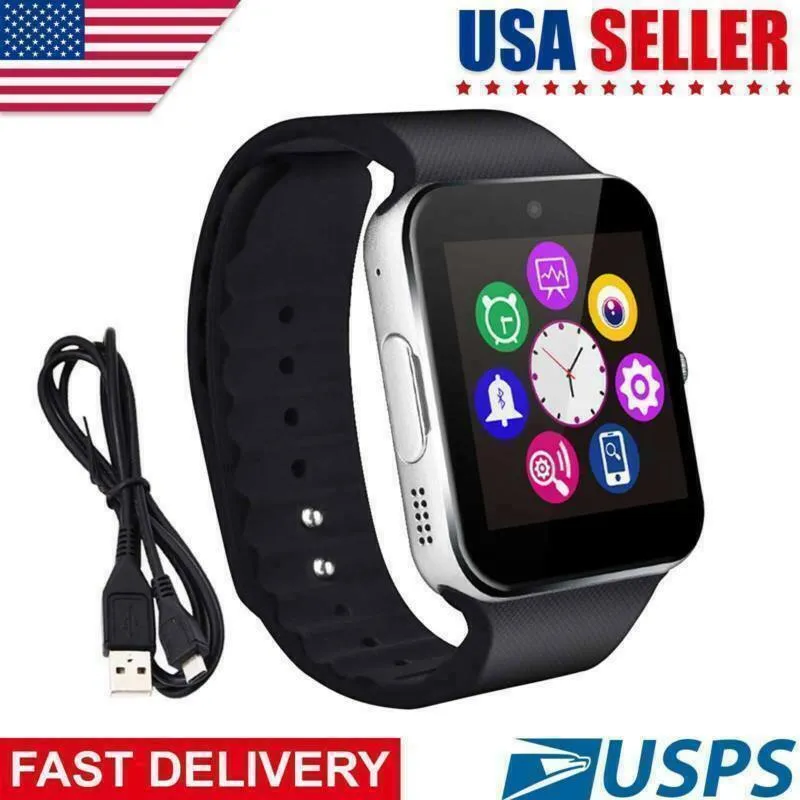 Latest 2018 GT08 Bluetooth Smart Watch Phone Wrist Watch for Android and iOS US