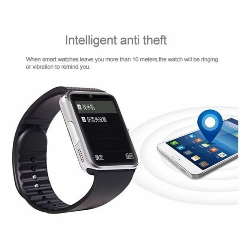 Latest 2018 GT08 Bluetooth Smart Watch Phone Wrist Watch for Android and iOS US