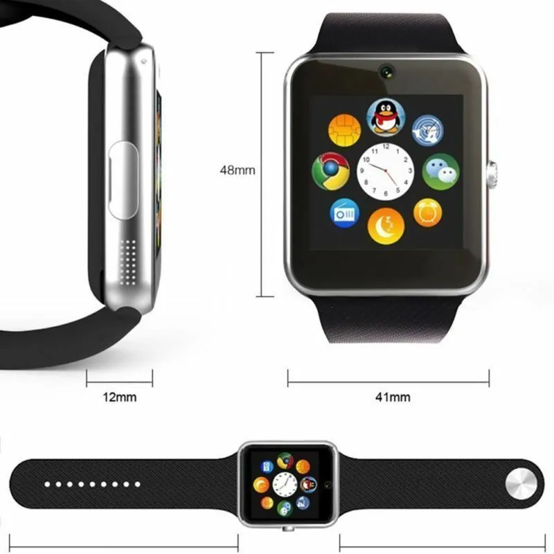 Latest 2018 GT08 Bluetooth Smart Watch Phone Wrist Watch for Android and iOS US