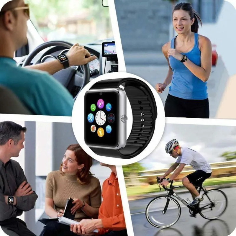 Latest 2018 GT08 Bluetooth Smart Watch Phone Wrist Watch for Android and iOS US