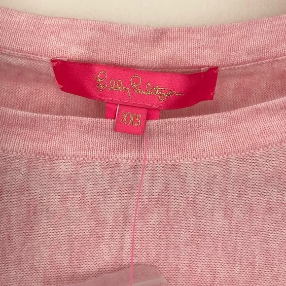 Lilly Pulitzer Dayna Coolmax Pink Sweater Size XXS