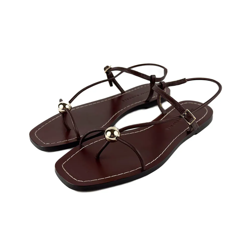 Loeffler Randall - Lara Leather Sandal (Espresso)