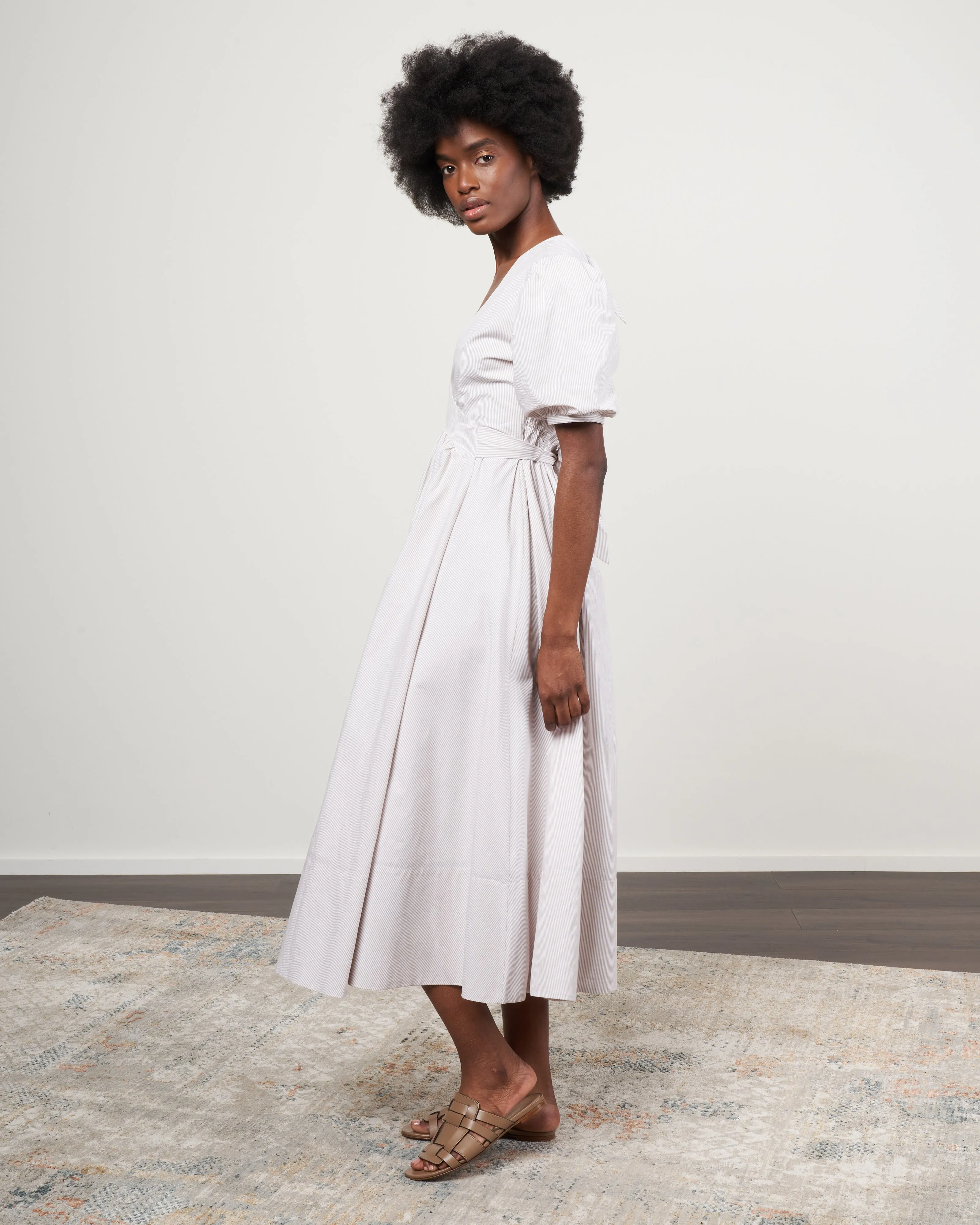 lola dress - desert stribe