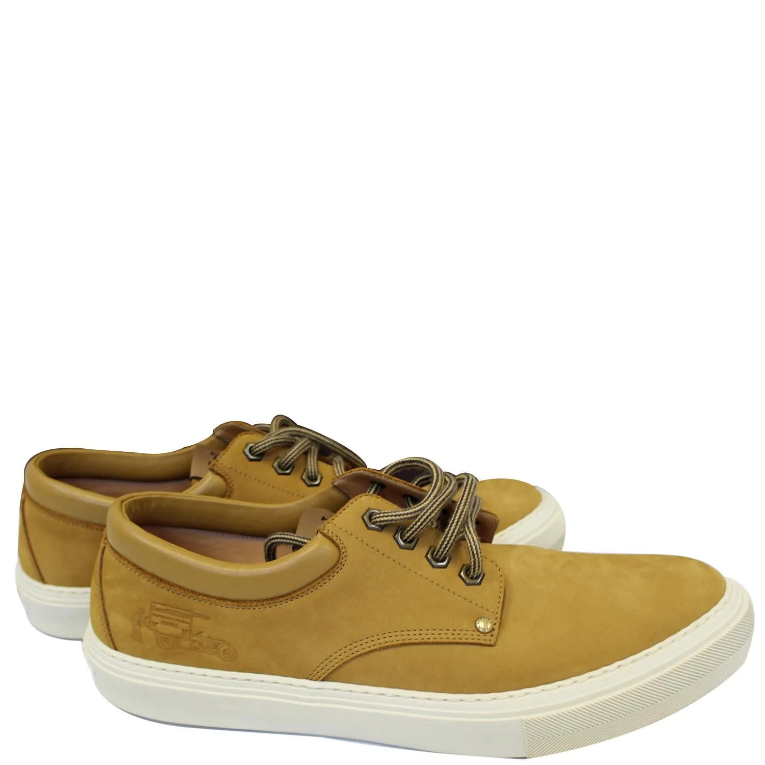 LOUIS VUITTON Marine Leather Boot Camel US 13