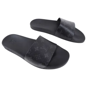Louis Vuitton Mono Eclipse Slides Size 11