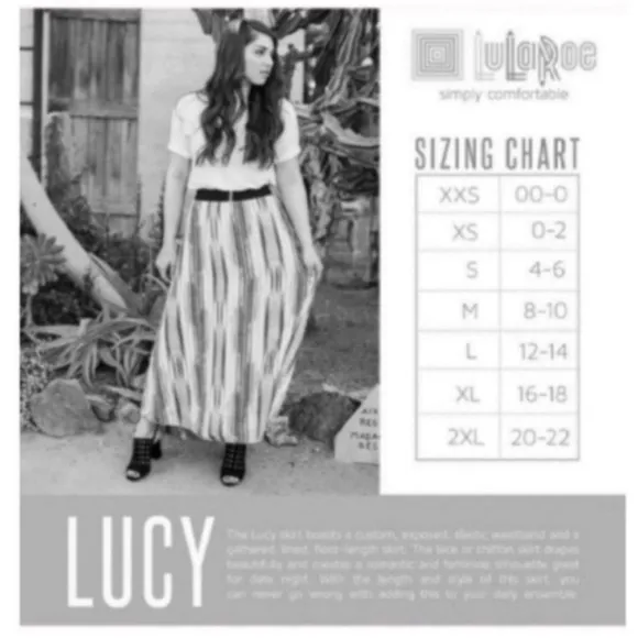 LuLaRoe Elegant Lucy Skirt Blue Silver Lace