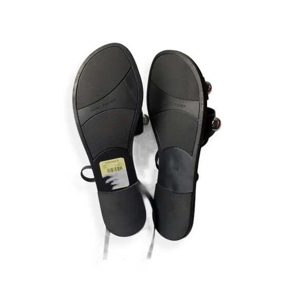 Marc Fisher black studded sandal