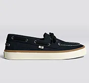 Mare Boat Shoe Navy Nubuck Men