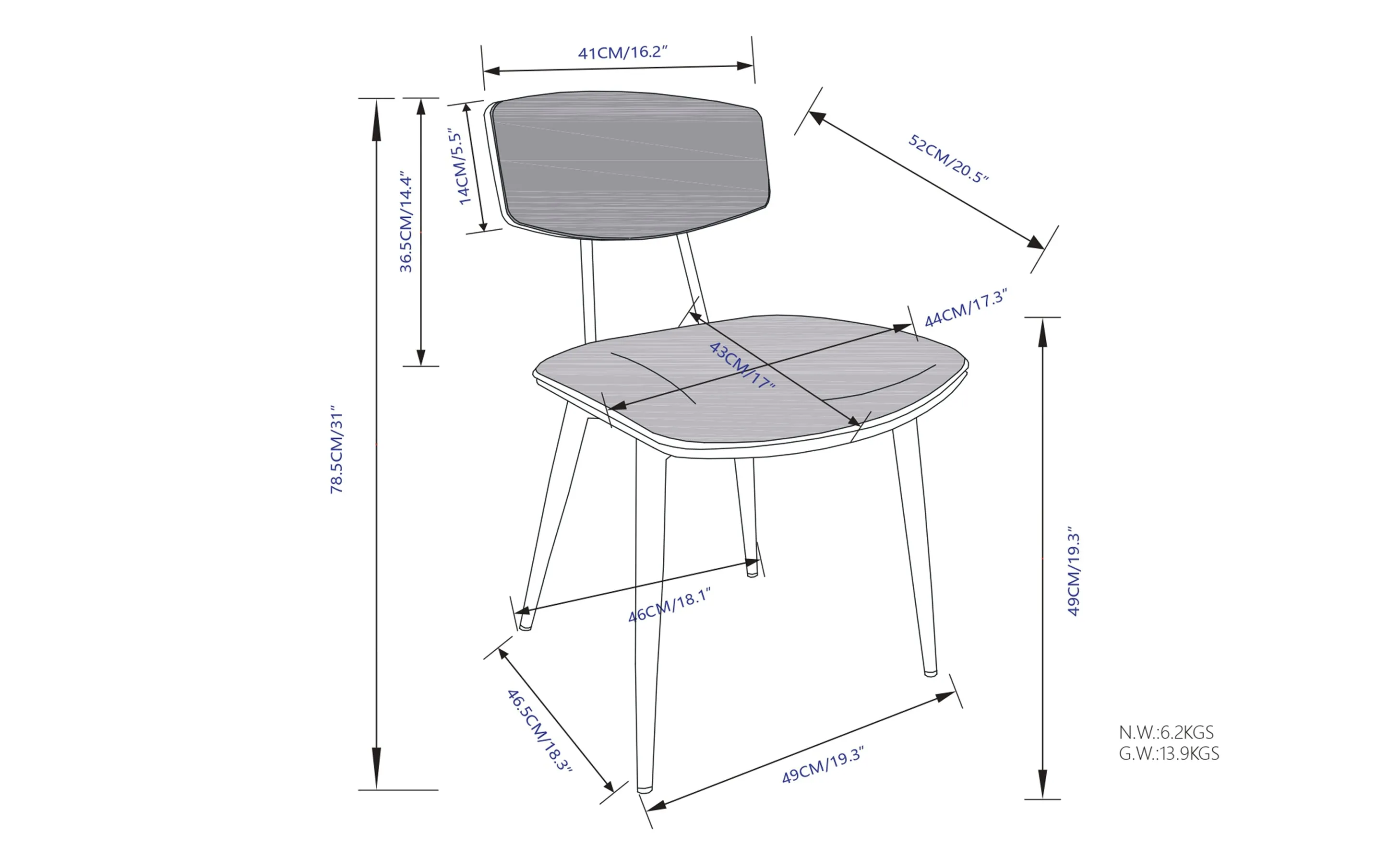 Mavis / Draper 7 Pc Dining Set