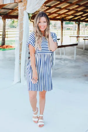 Meant To Be Baby Doll Stripe Dress