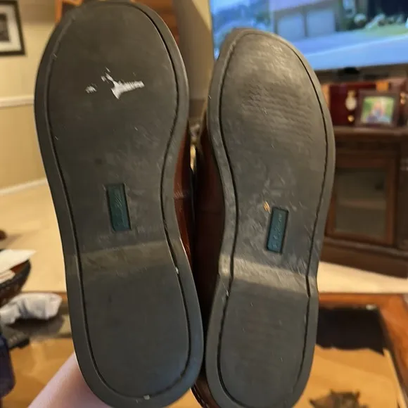 Men’s LL Bean Leather Boat Shoe. Size 13
