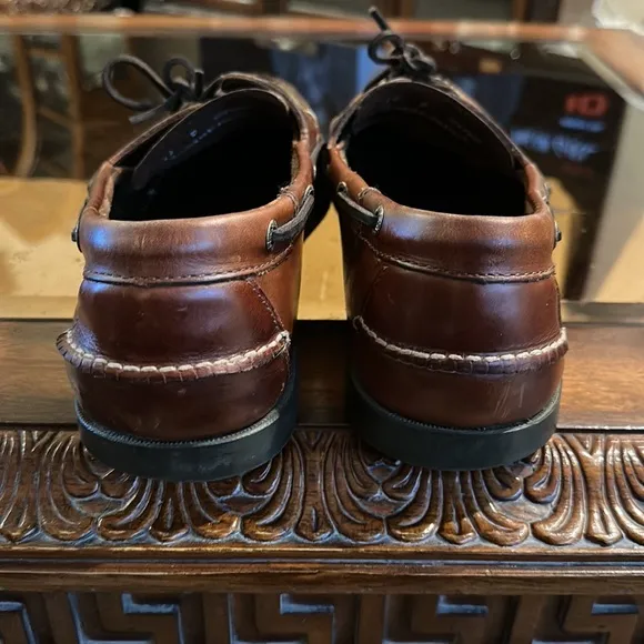 Men’s LL Bean Leather Boat Shoe. Size 13