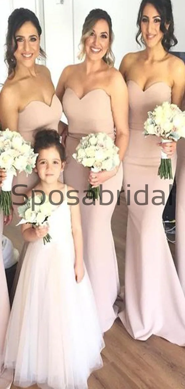 Mermaid Sweatheart Long Elegant Bridesmaid Dresses WG885