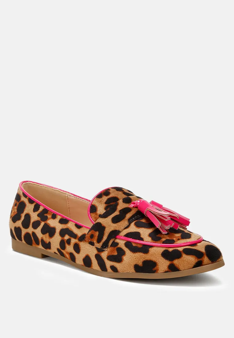 Micro Suede Tassel Loafers By RAG