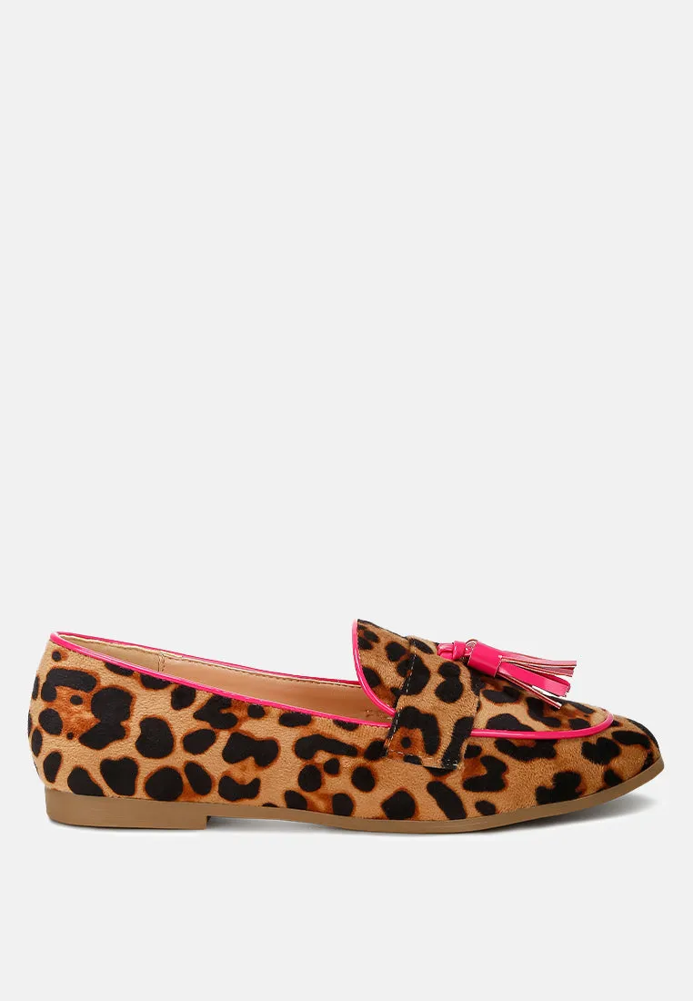 Micro Suede Tassel Loafers By RAG