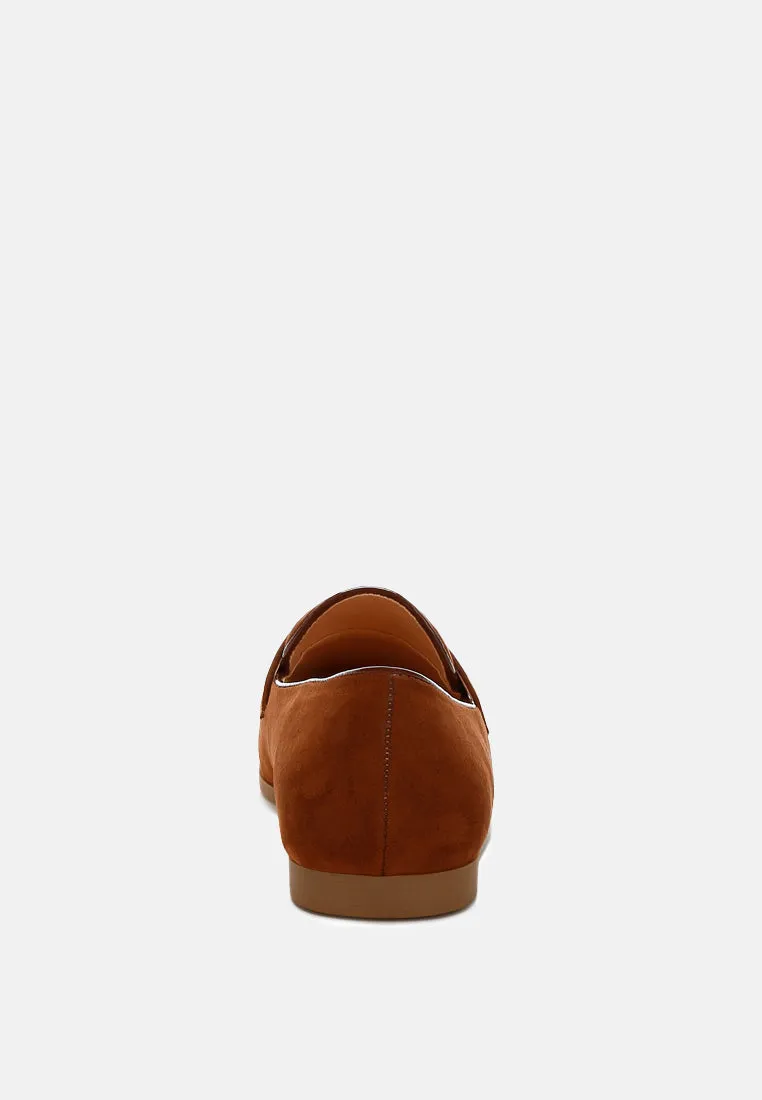 Micro Suede Tassel Loafers By RAG