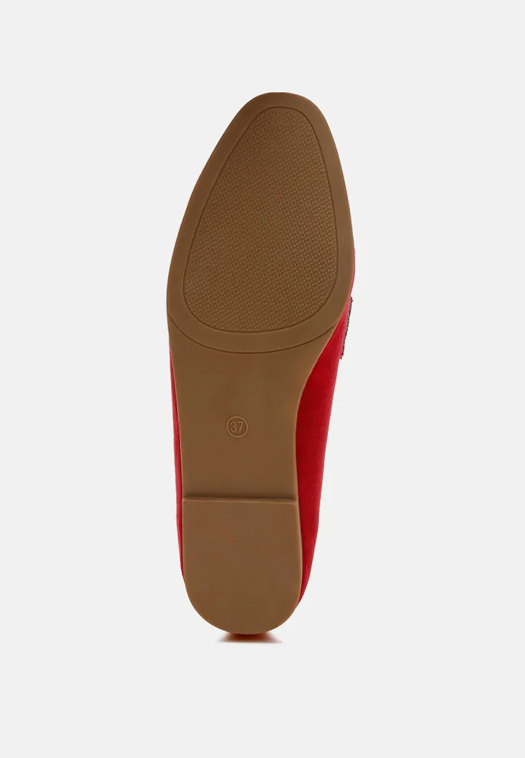 Micro Suede Tassel Loafers By RAG