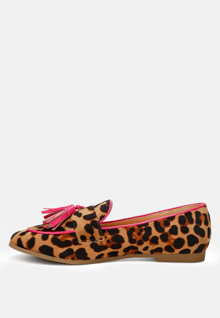 Micro Suede Tassel Loafers By RAG