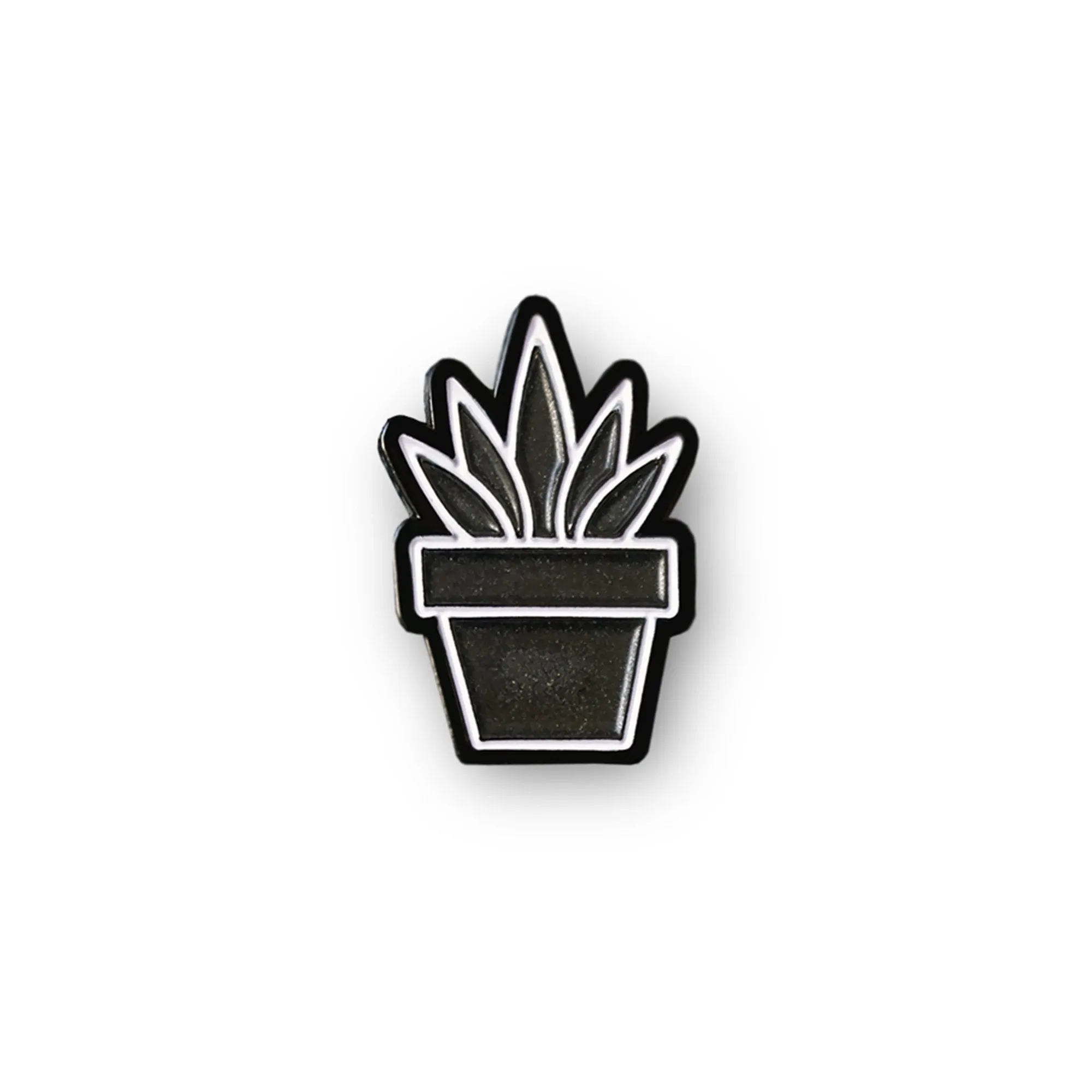 Minimalist Succulent Lapel Enamel Pin