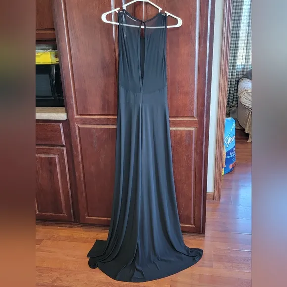 Miusol Elegant Black Formal Dress Size Medium