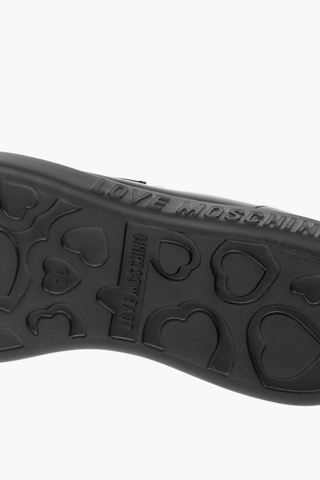 Moschino LOVE patent leather loafers