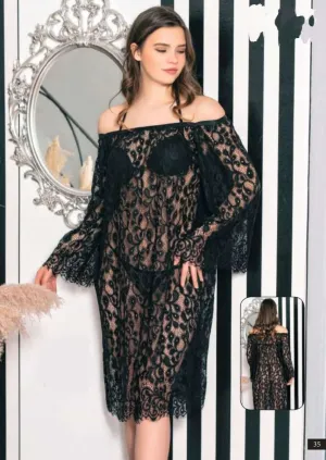 New 3 pieces of elegant black lingerie