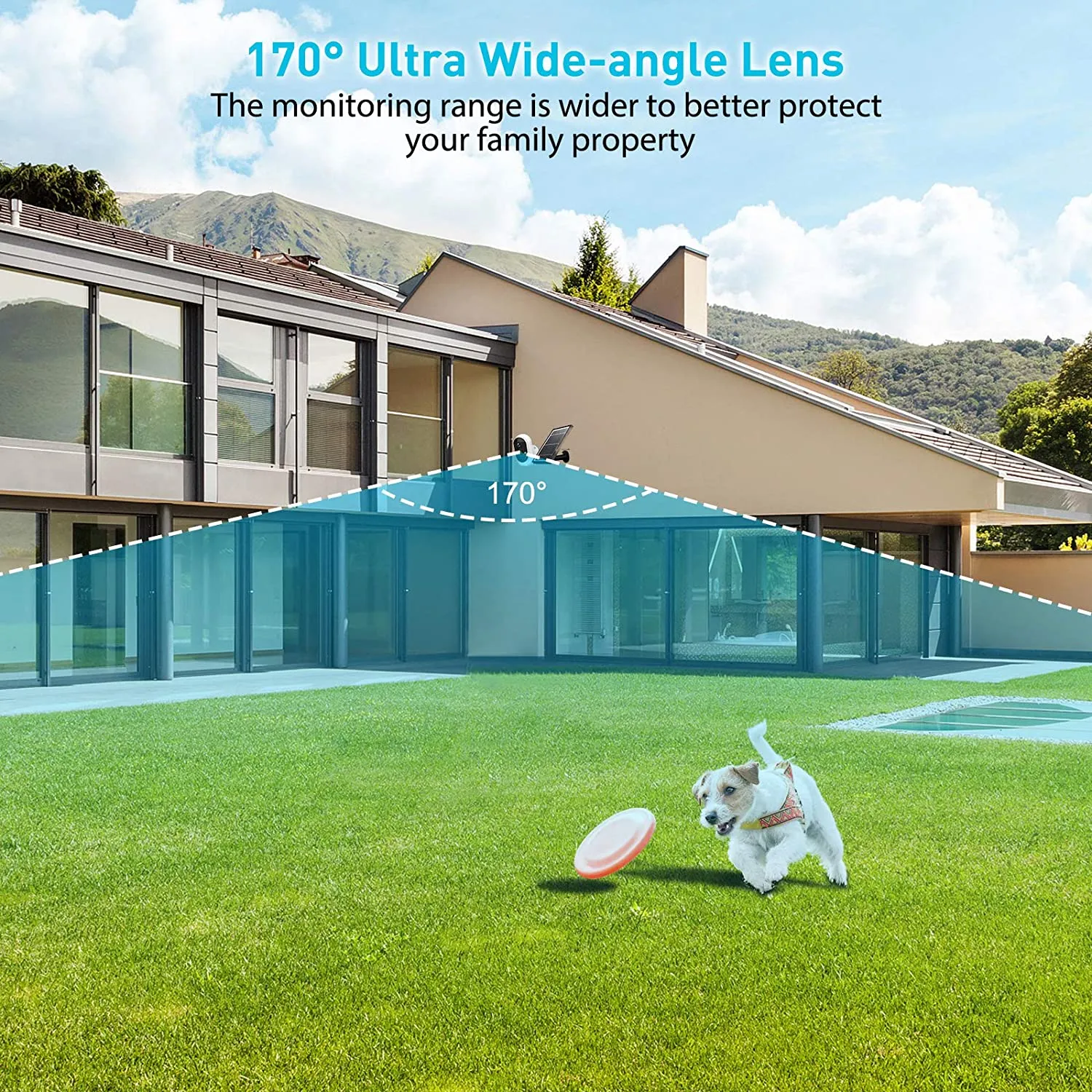 New in box! VANBAR Solar Security Camera Wireless Outdoor, FHD 1080P Solar Powered Camera 10500mAh Battery With Night Vision, Instant Alerts, Motion Detection, 2-Way Audio, Compatible with Cloud Storage/SD Slot (32GB Card Included)
