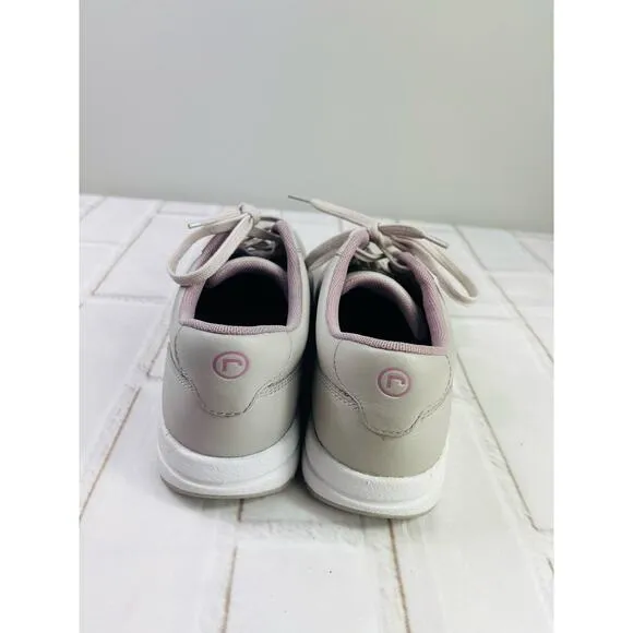 New Rockport lilac leather sneakers size 7.5