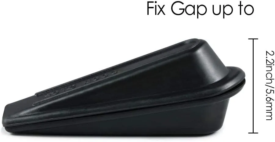 NEW Rubber Doorstopper Wedge Suitable for All Floors Non-Scratching and Anti-Slip Design (5 Packs)