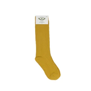Oaks Apparel Braided Socks - Mustard
