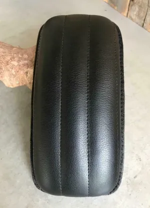 P-Pad Seat Chopper Harley Sportster Bobber Chopper Bates Blk Tuck Roll Leather