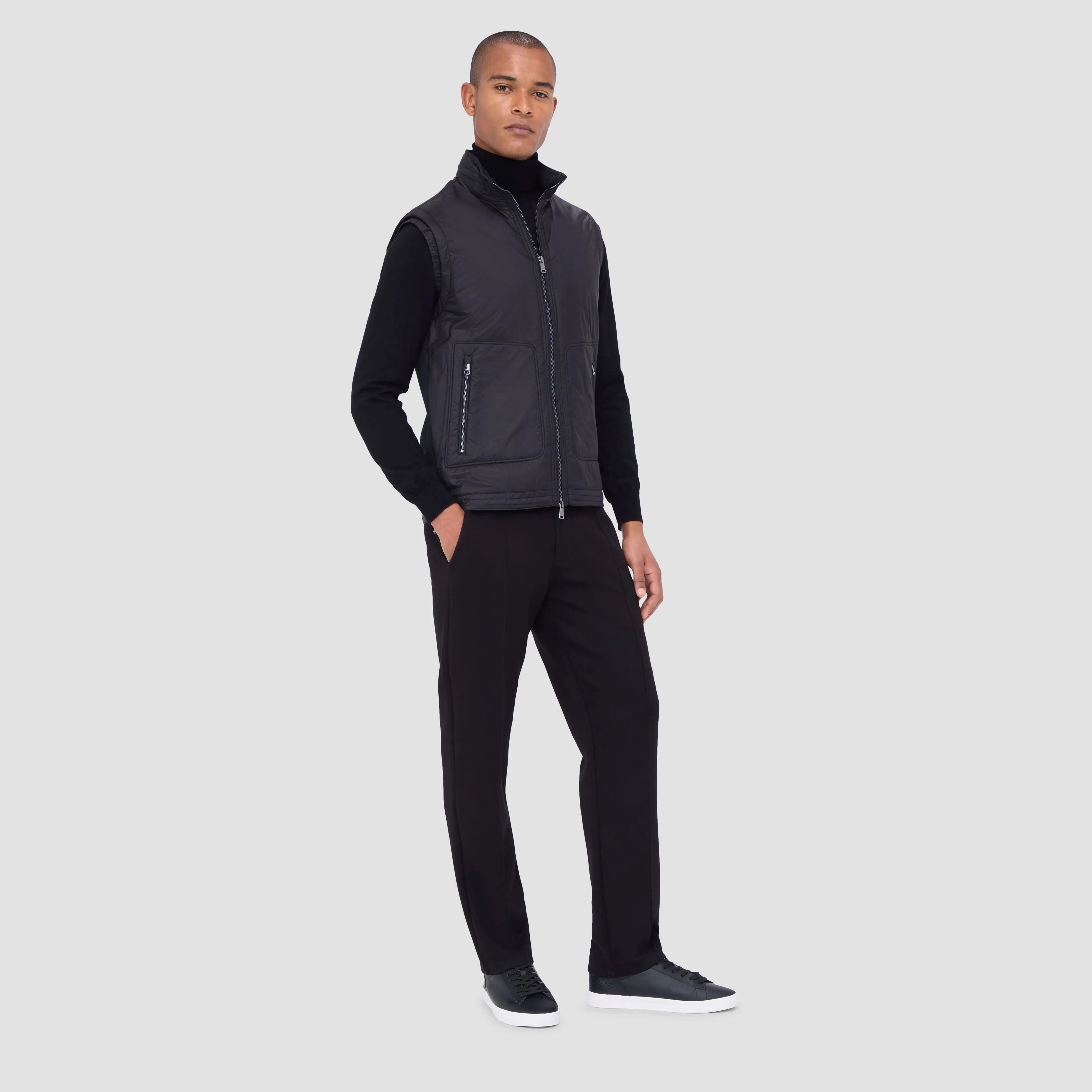Performance Vest with Stow-Away Hood