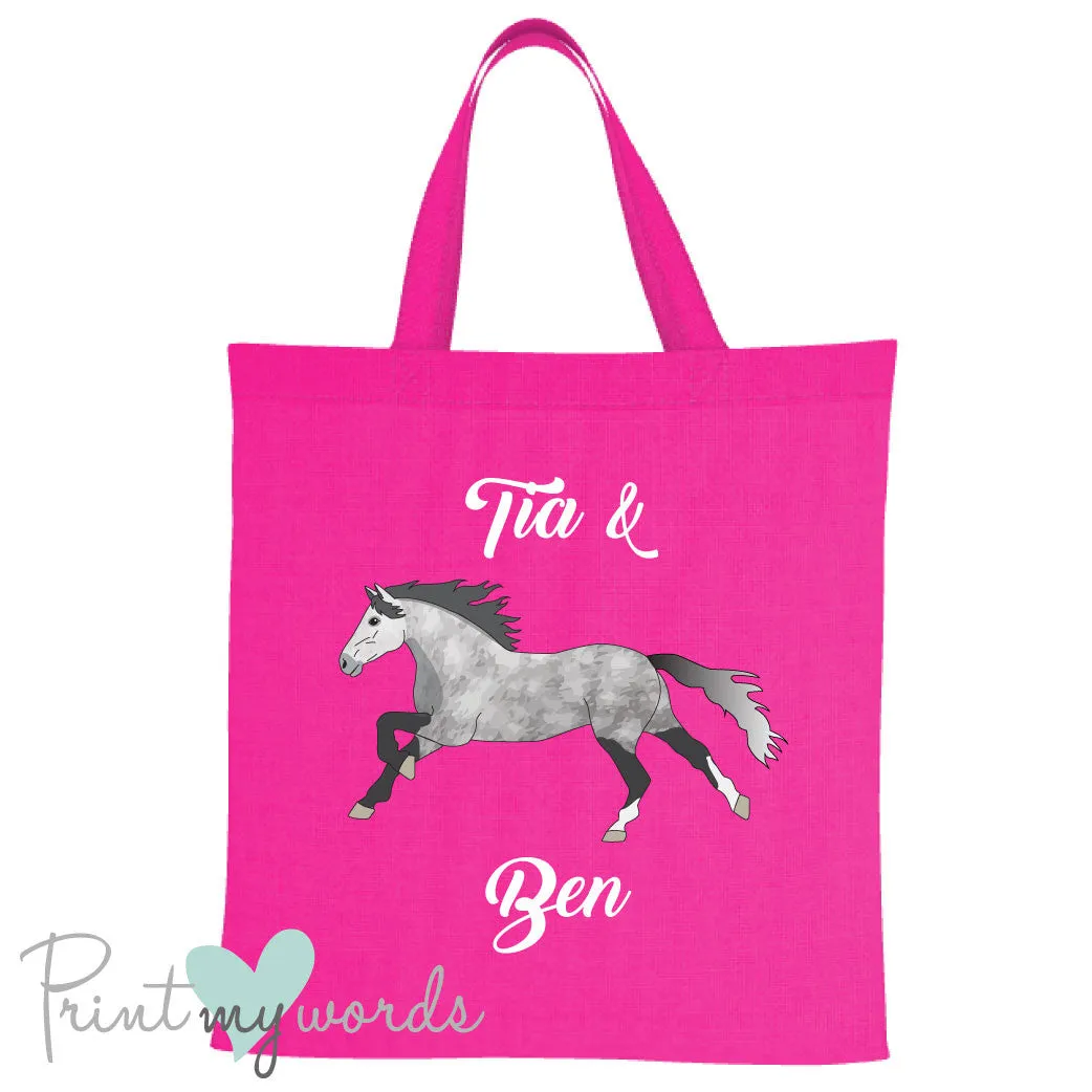 Personalised Elegant Equestrian Tote Bag